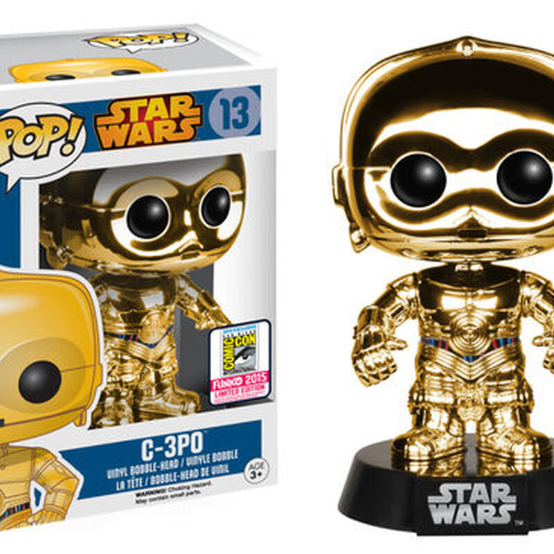 Chrome C3PO Gold SDCC, , hi-res view 1