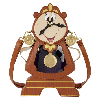 D23 Exclusive Beauty and the Beast Cogsworth Figural Crossbody Bag, , hi-res view 1