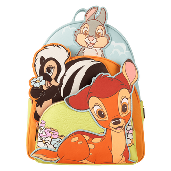 Bambi & Friends Triple Pocket Mini Backpack, Image 1