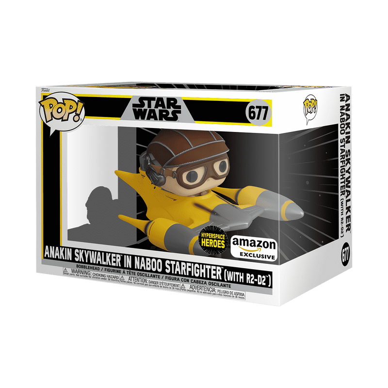 Pop! Rides Super Deluxe Anakin Skywalker in Naboo Starfighter (with R2-D2), , hi-res view 3