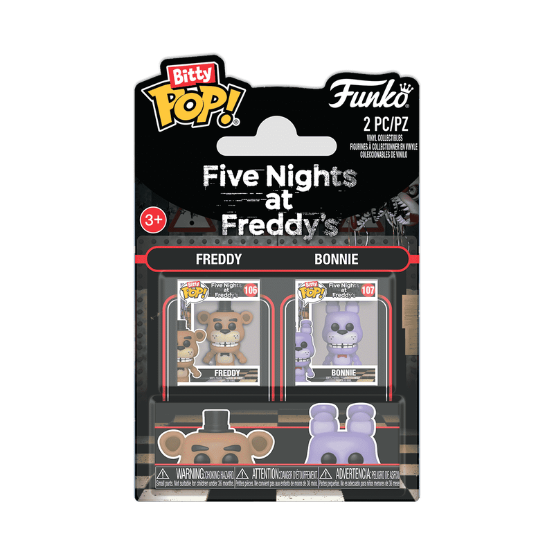 Bitty Pop! Freddy Fazbear & Bonnie the Rabbit 2-Pack, , hi-res view 1