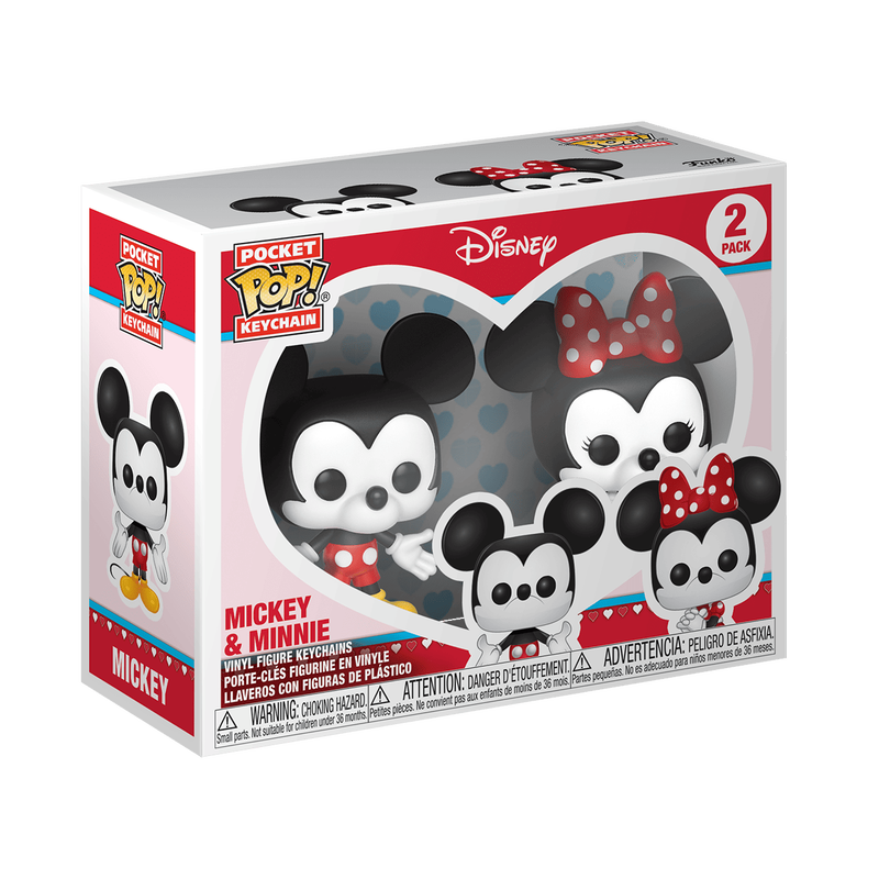 Pop! Keychain Mickey & Minnie 2-Pack, , hi-res view 2