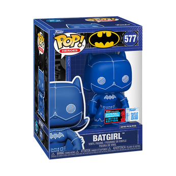 Pop! Batgirl (Blueprint Deco) with Pop! Protector, Image 2
