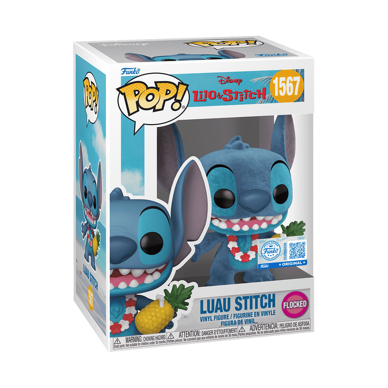 Pop! Luau Stitch (Flocked), , hi-res view 2