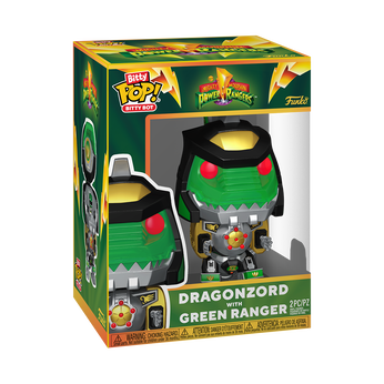 Bitty Pop! Bitty Bot Dragonzord with Green Ranger, Image 2