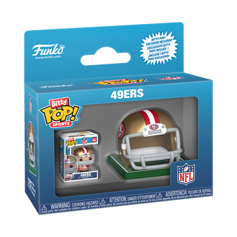 Bitty Pop! Helmet & Player 49ers, , hi-res view 2