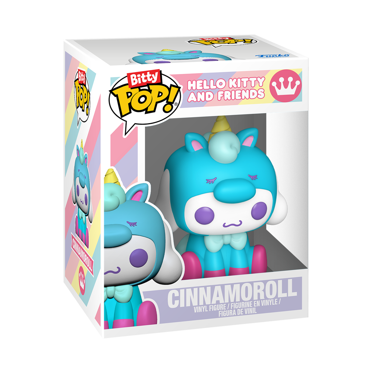 Набор Funko Bitty Pop!: фигурка Cinnamoroll (Unicorn) и брелок — фото 2