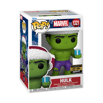 Pop! Hulk in Santa Hat, Image 2