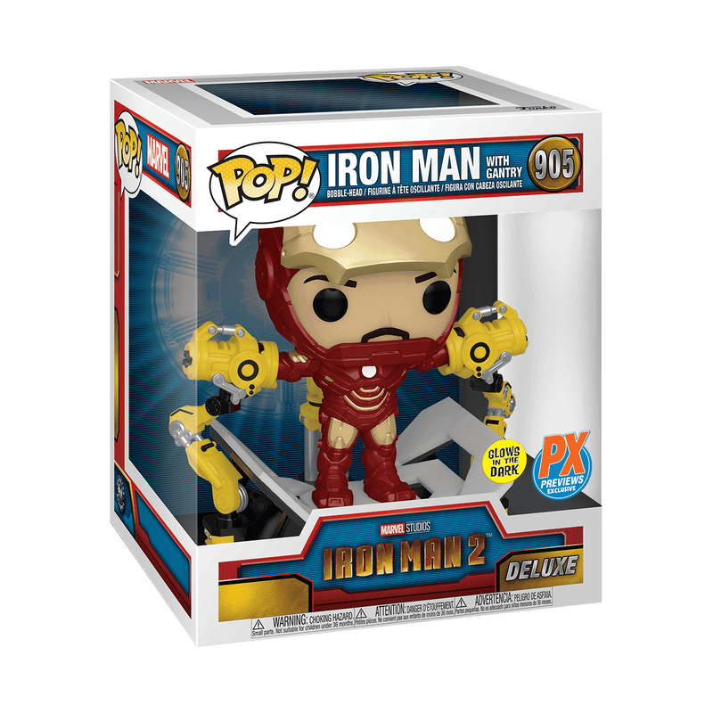 POP Deluxe: IM2- Iron Man Mark IV w/Gantry (MT)(GW), , hi-res view 1
