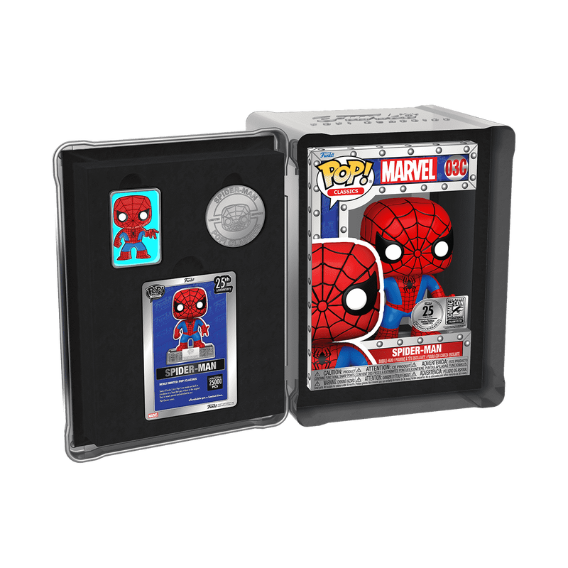 Pop! Classics Spider-Man Funko 25th Anniversary [SDCC] | From the