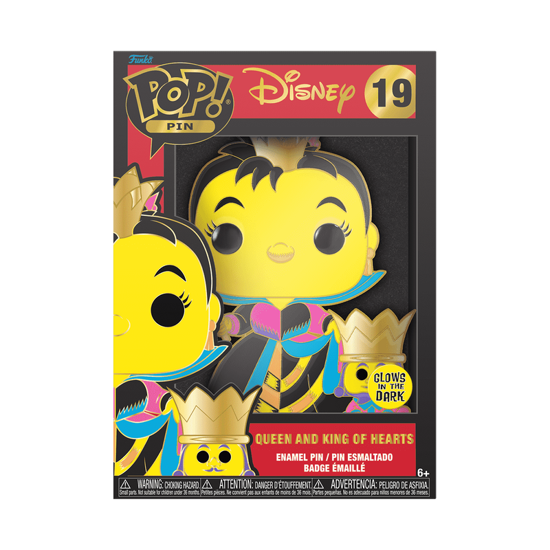 Pop! Pin Queen and King of Hearts (Glow), , hi-res view 1