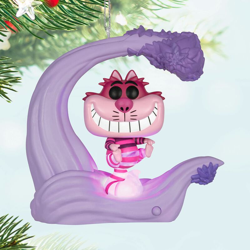 Cheshire Cat Light Up Ornament, , hi-res view 2
