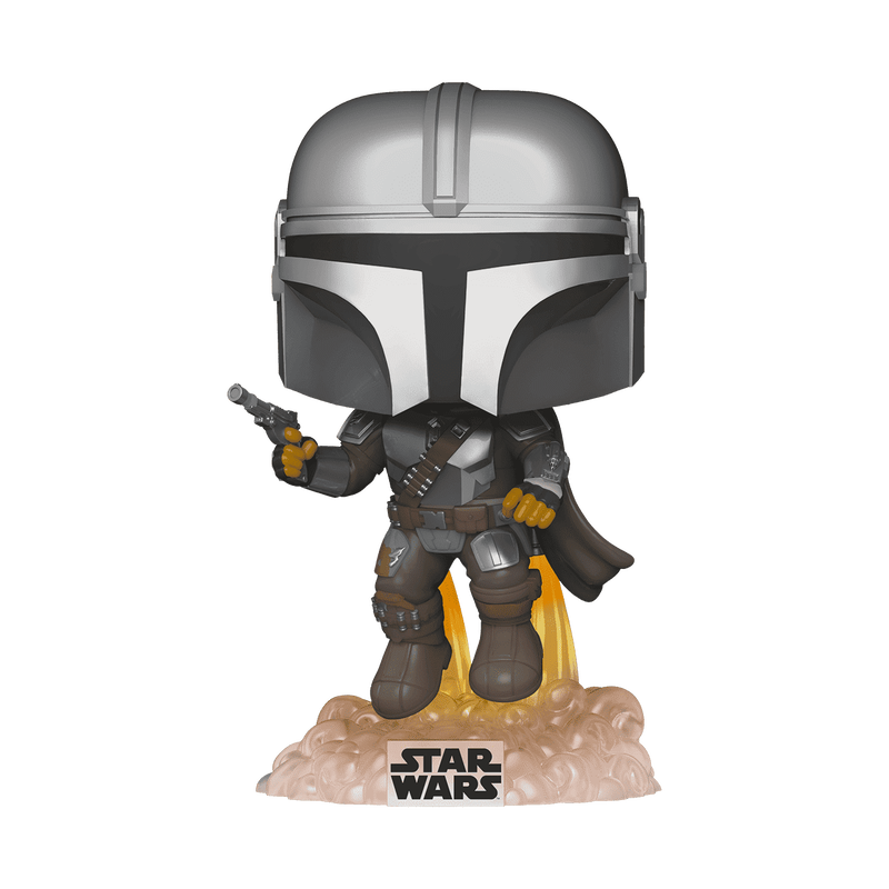 Pop! The Mandalorian Flying with Blaster, , hi-res view 1