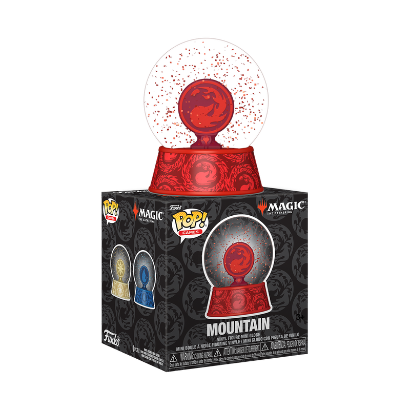 Magic The Gathering Mountain Mini Glitter Globe, , hi-res view 1