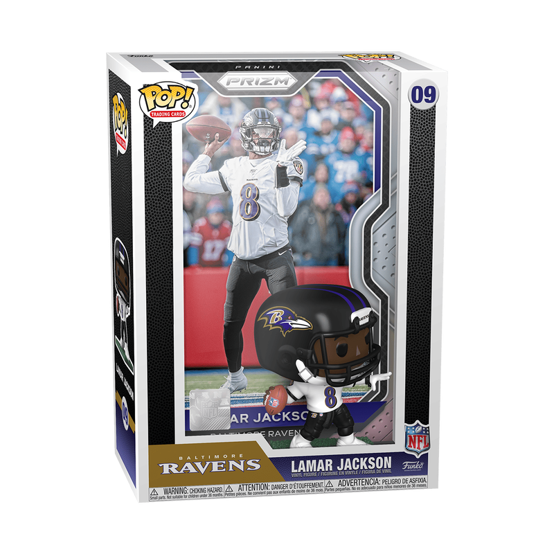 Pop! Trading Cards Lamar Jackson - Baltimore Ravens, , hi-res view 2