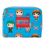 One Piece Straw Hat Crew Zip Around Wallet, , hi-res view 3
