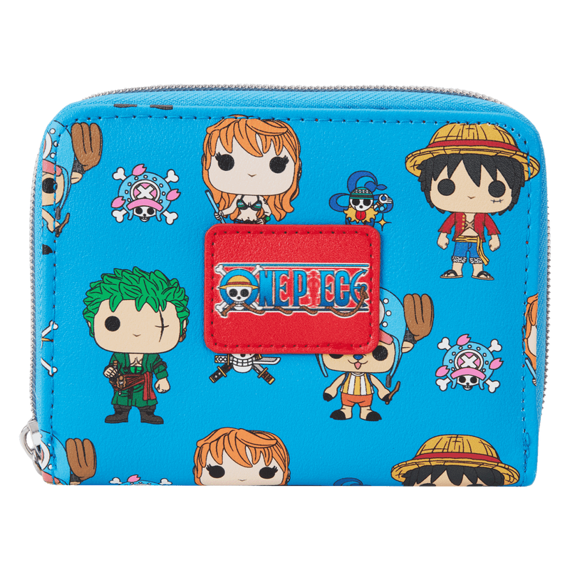 One Piece Straw Hat Crew Zip Around Wallet, , hi-res view 3