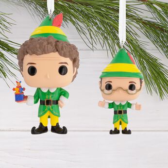 Buddy the Elf & Papa Elf Ornament, , hi-res view 1