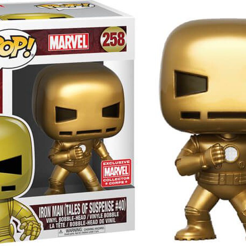 MCC POP: Iron Man First Appearance (Gold) - Member's Only, , hi-res view 1