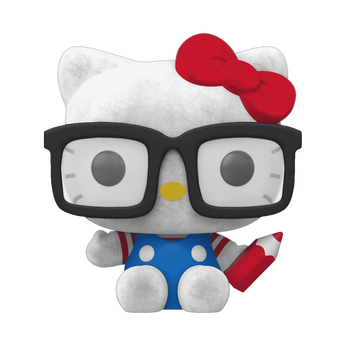 Pop! Hello Kitty with Glasses (Flocked), Image 1