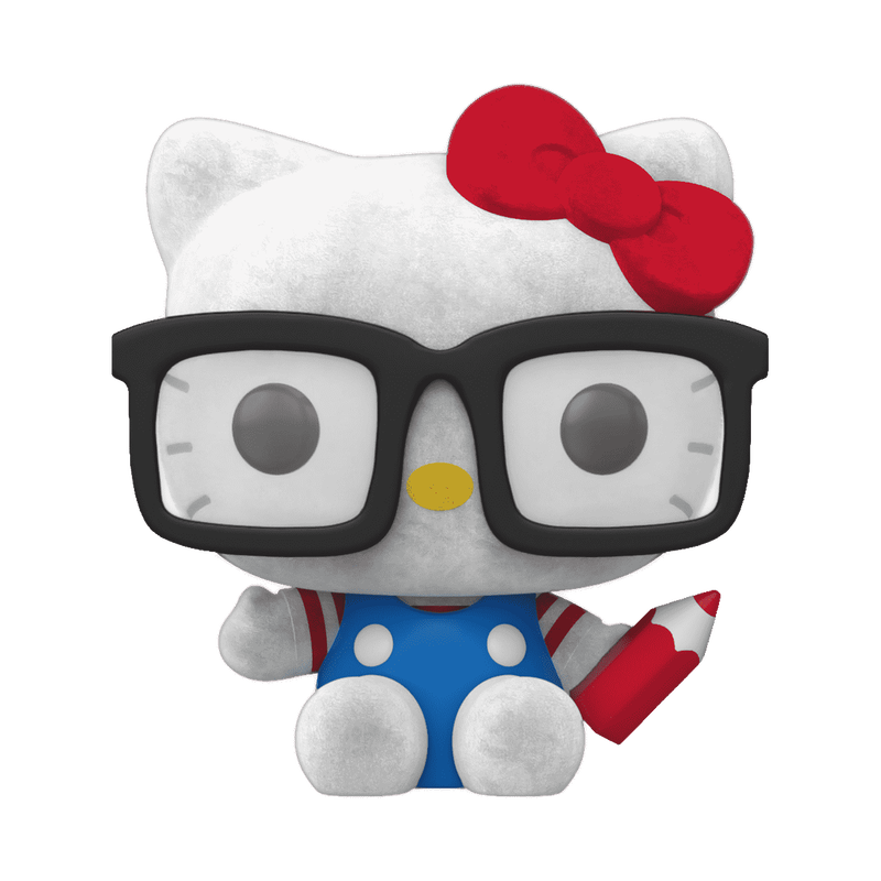 Pop! Hello Kitty with Glasses (Flocked), , hi-res view 1