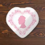 Bridgerton Lady Whistledown Heart Pillow, , hi-res view 1
