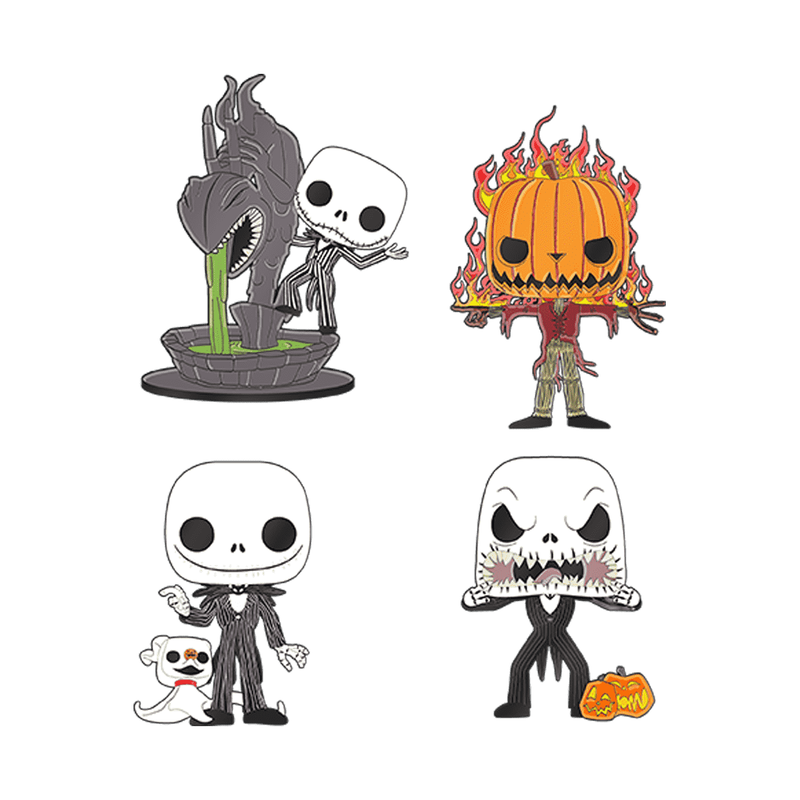 The Nightmare Before Christmas 4-Pack Pin Set, , hi-res view 2
