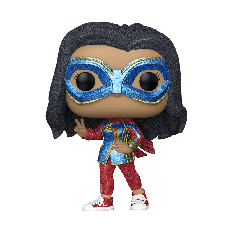 Pop! Ms. Marvel with Peace Sign (Diamond), , hi-res image number 1