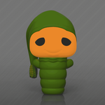 Pop! Glo Worm Green Pajamas (Glow), , hi-res view 2