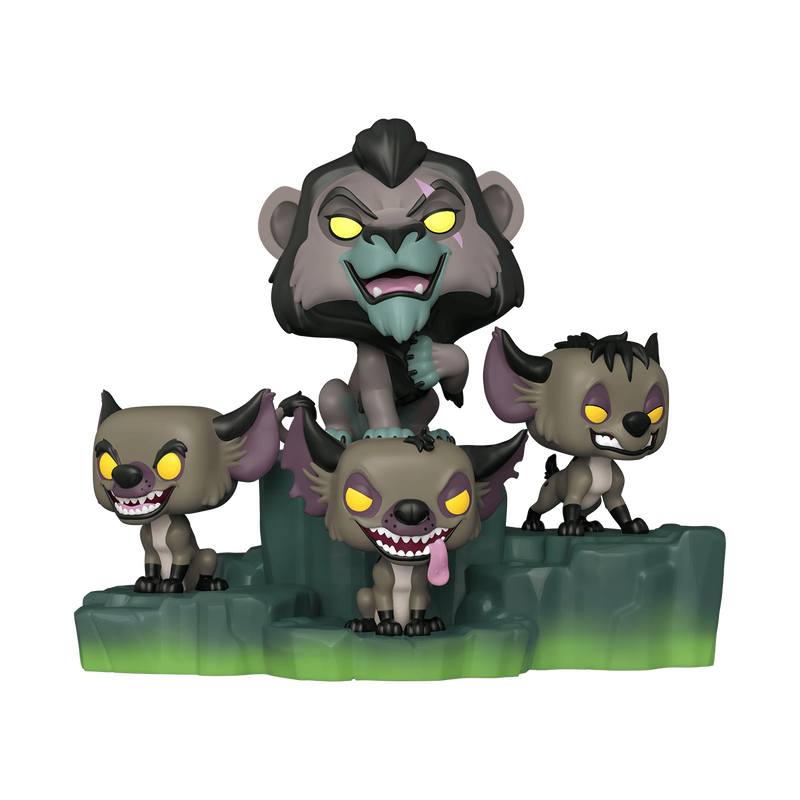 Pop! Deluxe Villains Assemble: Scar with Hyenas, , hi-res image number 1