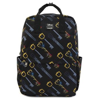 Disney Kingdom Hearts AOP Keys Square Backpack, Image 1