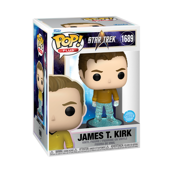 Pop! Plus James T. Kirk (Transporter) (Glitter), Image 2