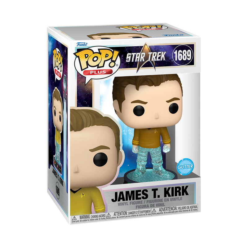 Pop! Plus James T. Kirk (Transporter) (Glitter), , hi-res view 2
