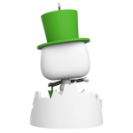 Jack Skellington Snowman Ornament, , hi-res view 3