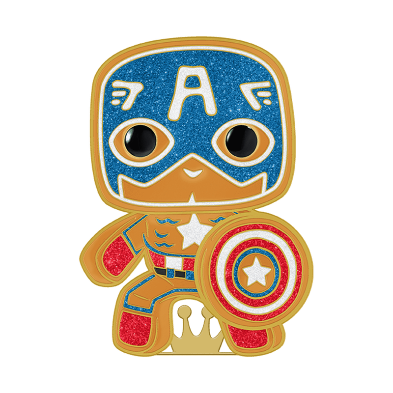 Pop! Pin Gingerbread Captain America, , hi-res view 2