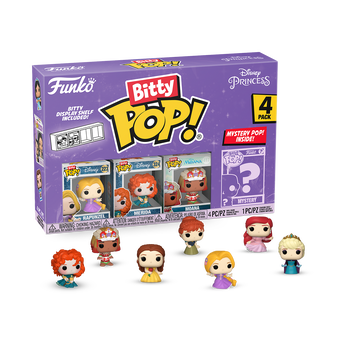 Bitty Pop! Disney Princess 4-Pack Series 4, Image 1