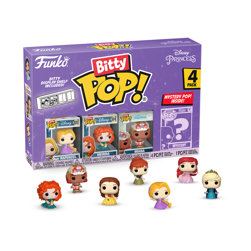 Bitty Pop! Disney Princess 4-Pack Series 4, , hi-res image number 1