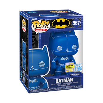 Pop! Batman (Blueprint Deco) with Pop! Protector, Image 2