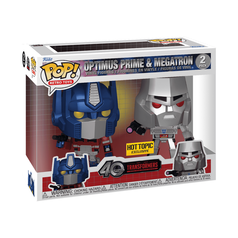 Pop! Optimus Prime & Megatron 2-Pack | From the Vault | Funko