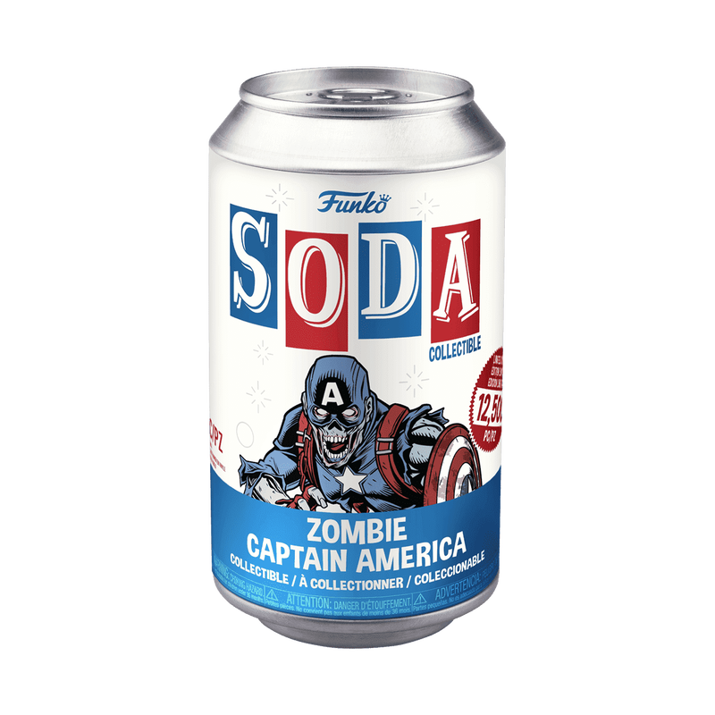 Vinyl SODA Zombie Captain America, , hi-res view 2