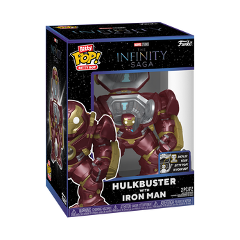 Bitty Pop! Bitty Bot Hulkbuster with Iron Man, Image 1