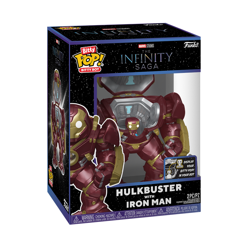 Bitty Pop! Bitty Bot Hulkbuster with Iron Man, , hi-res view 1
