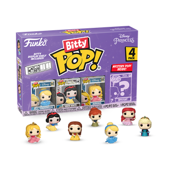 Bitty Pop! Disney Princess 4-Pack Series 3, Image 1