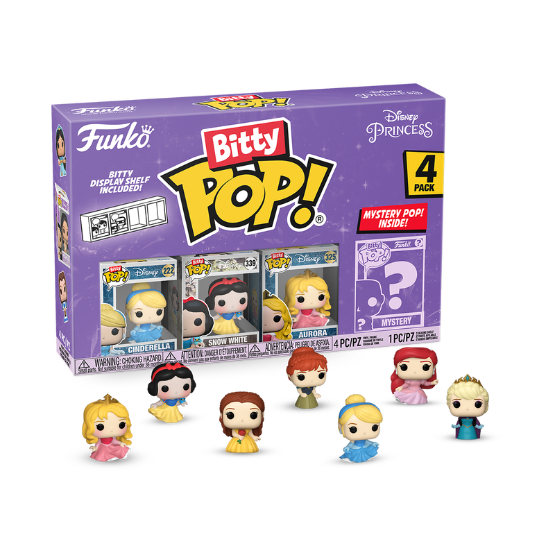 Bitty Pop! Disney Princess 4-Pack Series 3, , hi-res image number 1