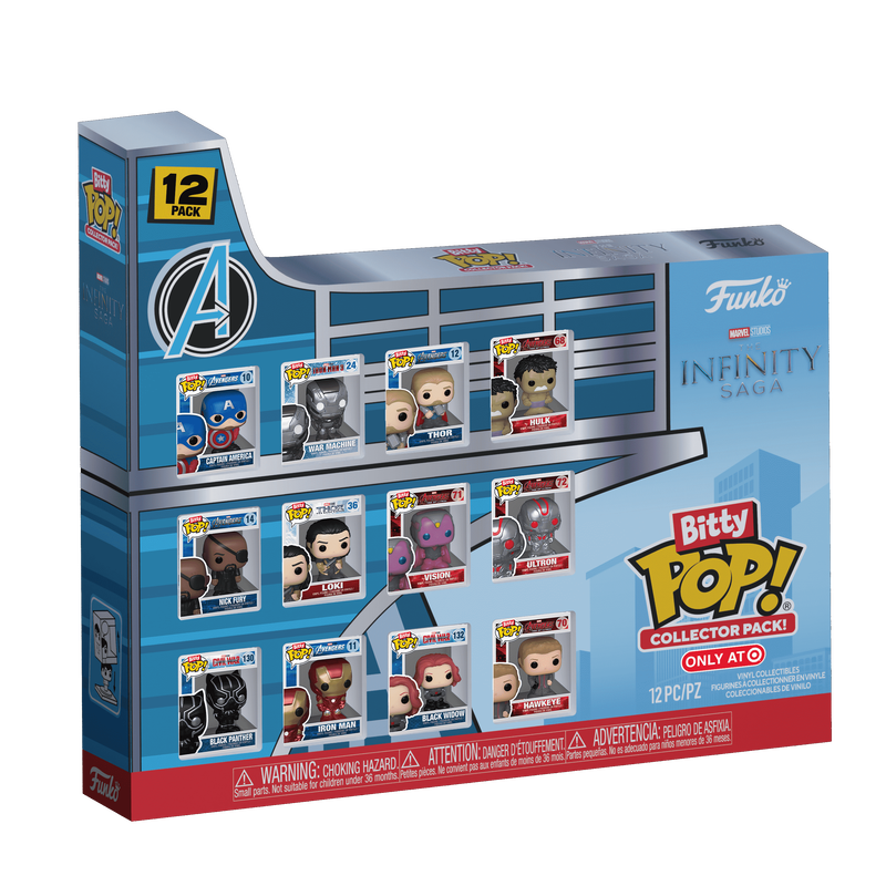 Bitty Pop! Collector Pack Avengers The Infinity Saga 12-Pack, , hi-res view 1
