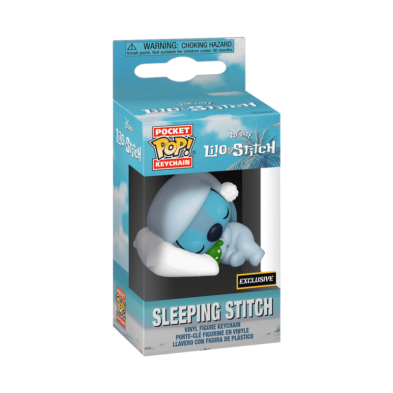 Pop! Keychain Sleeping Stitch, , hi-res view 2
