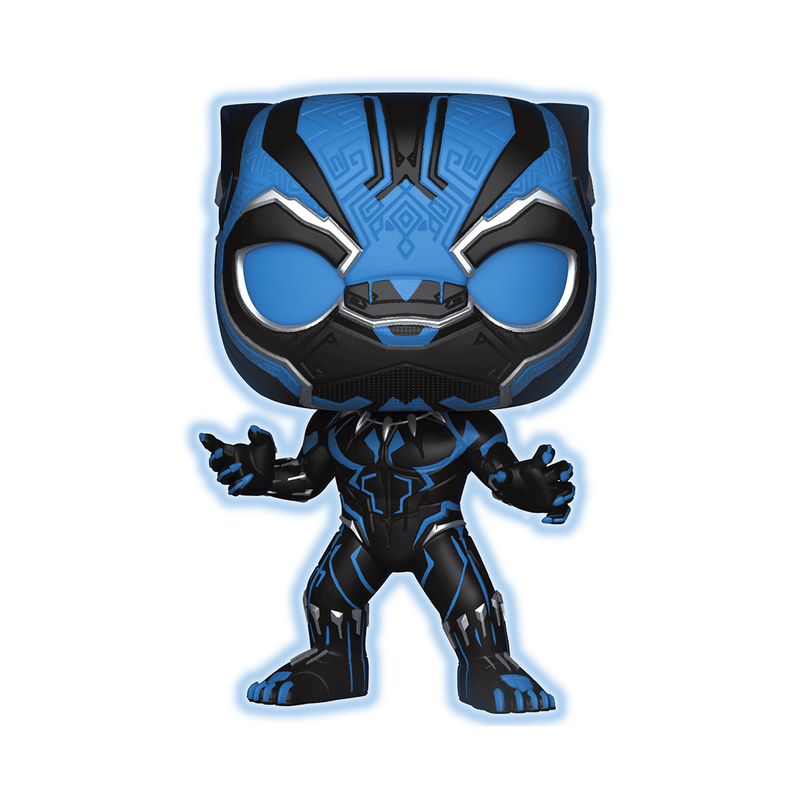 Pop! Blue Glow Black Panther, , hi-res view 1