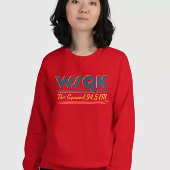 Stranger Things WSQK The Squawk Sweatshirt, Image 1