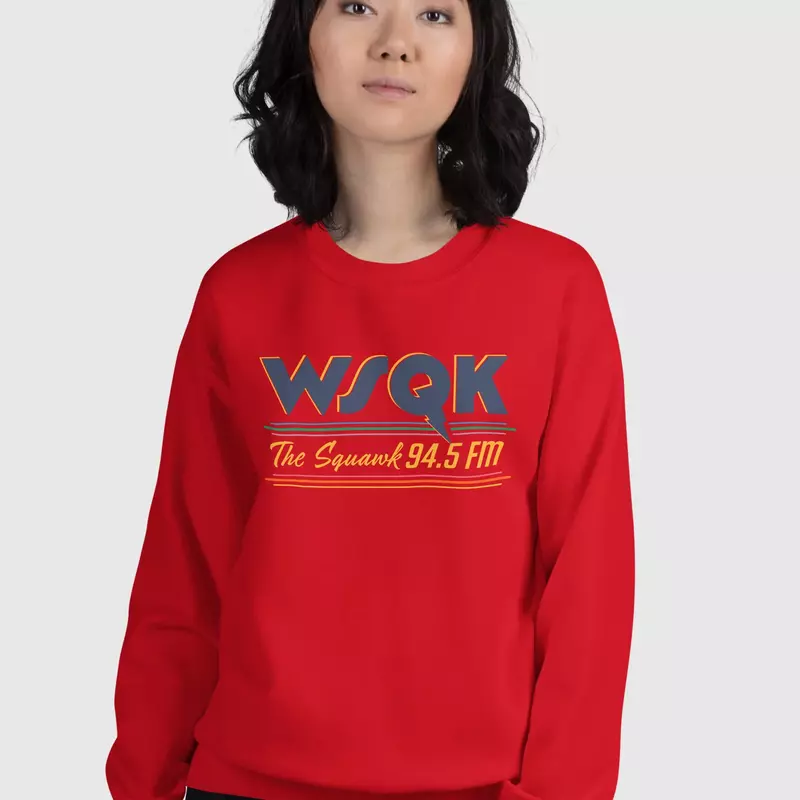 Stranger Things WSQK The Squawk Sweatshirt, , hi-res view 1