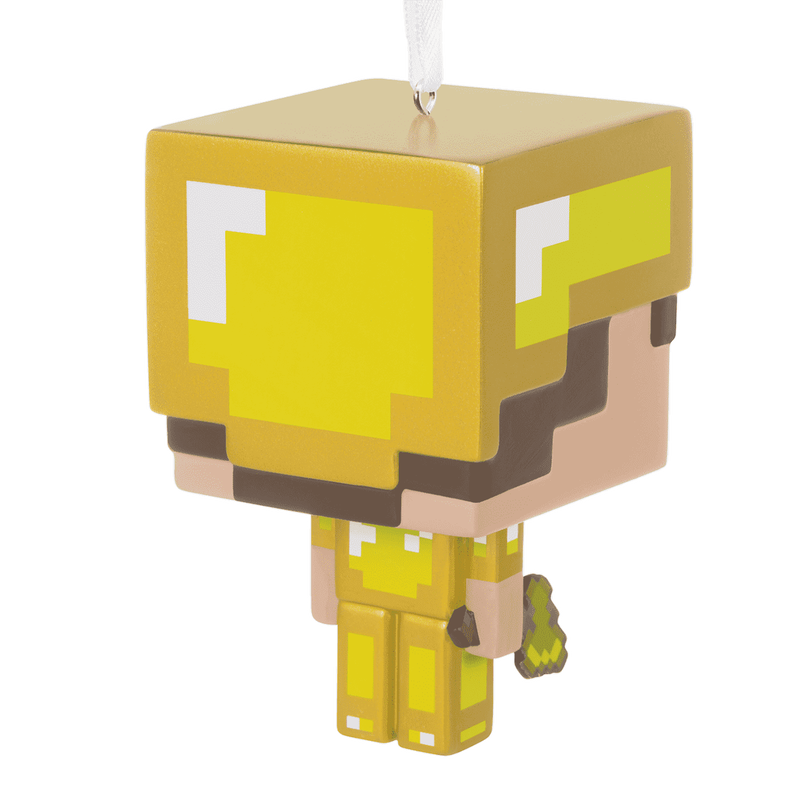 Gold Armor Steve Holiday Ornament, , hi-res view 3